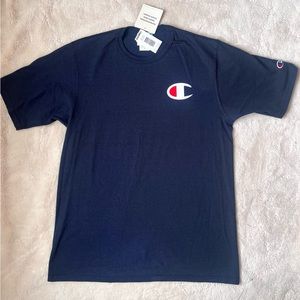 NWT Champion Navy Blue Heritage Tee  Men Size Medium